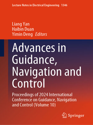 cover image of Advances in Guidance, Navigation and Control